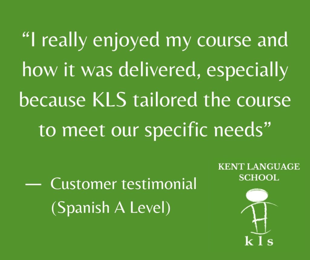 I really enjoyed my Spanish course