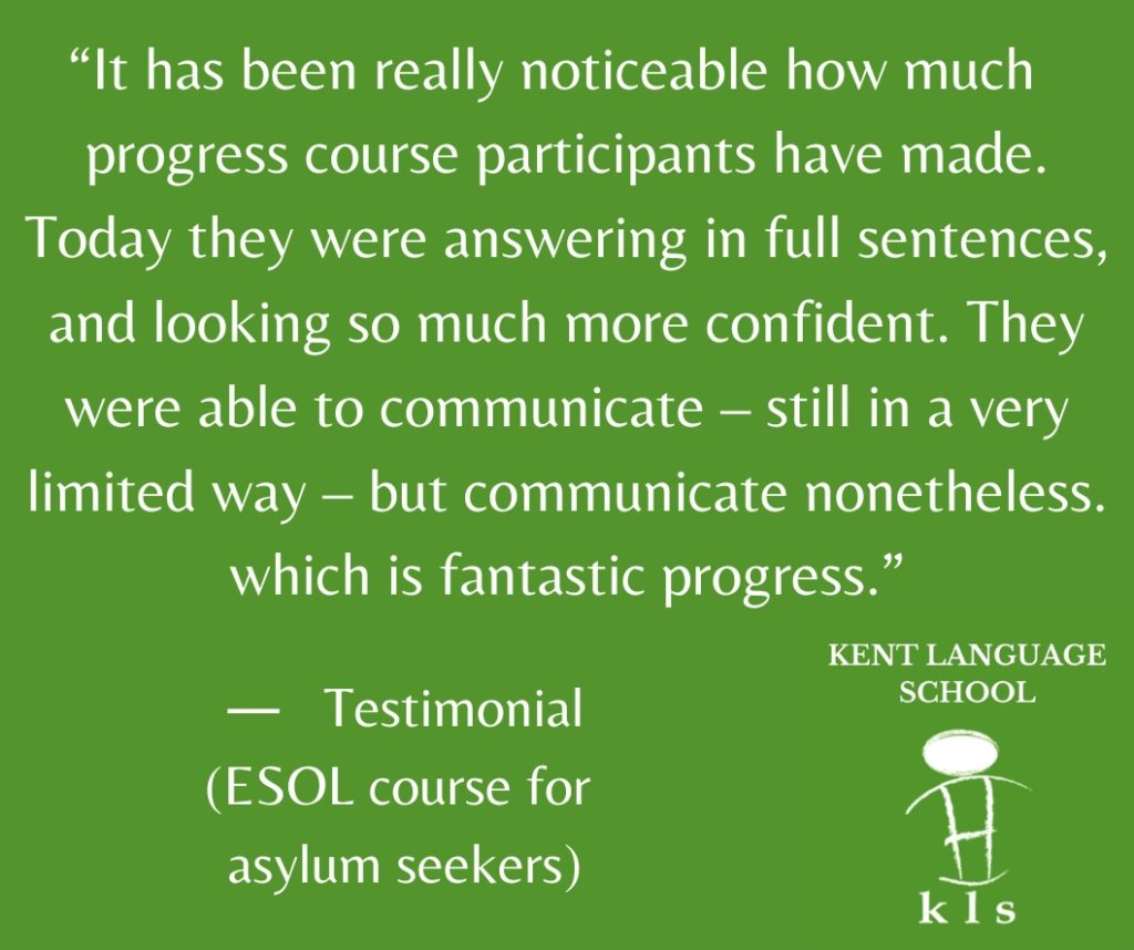 ESOL course for asylum seekers