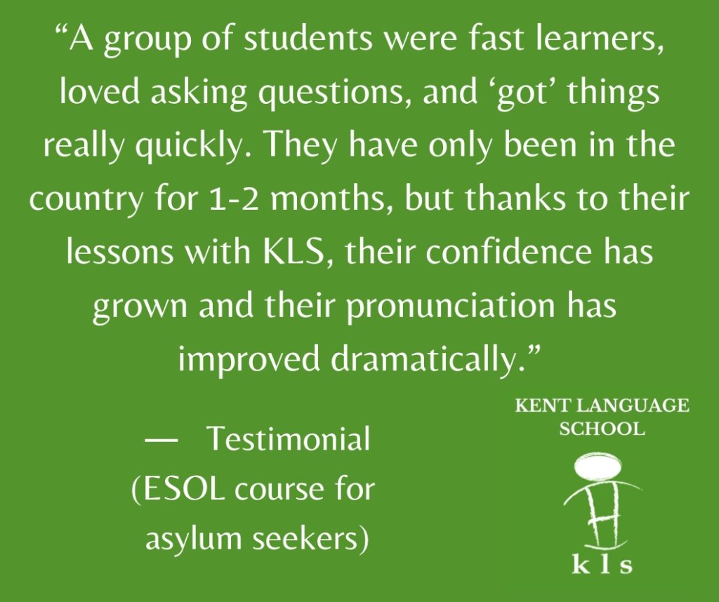 ESOL course for Asylum seekers